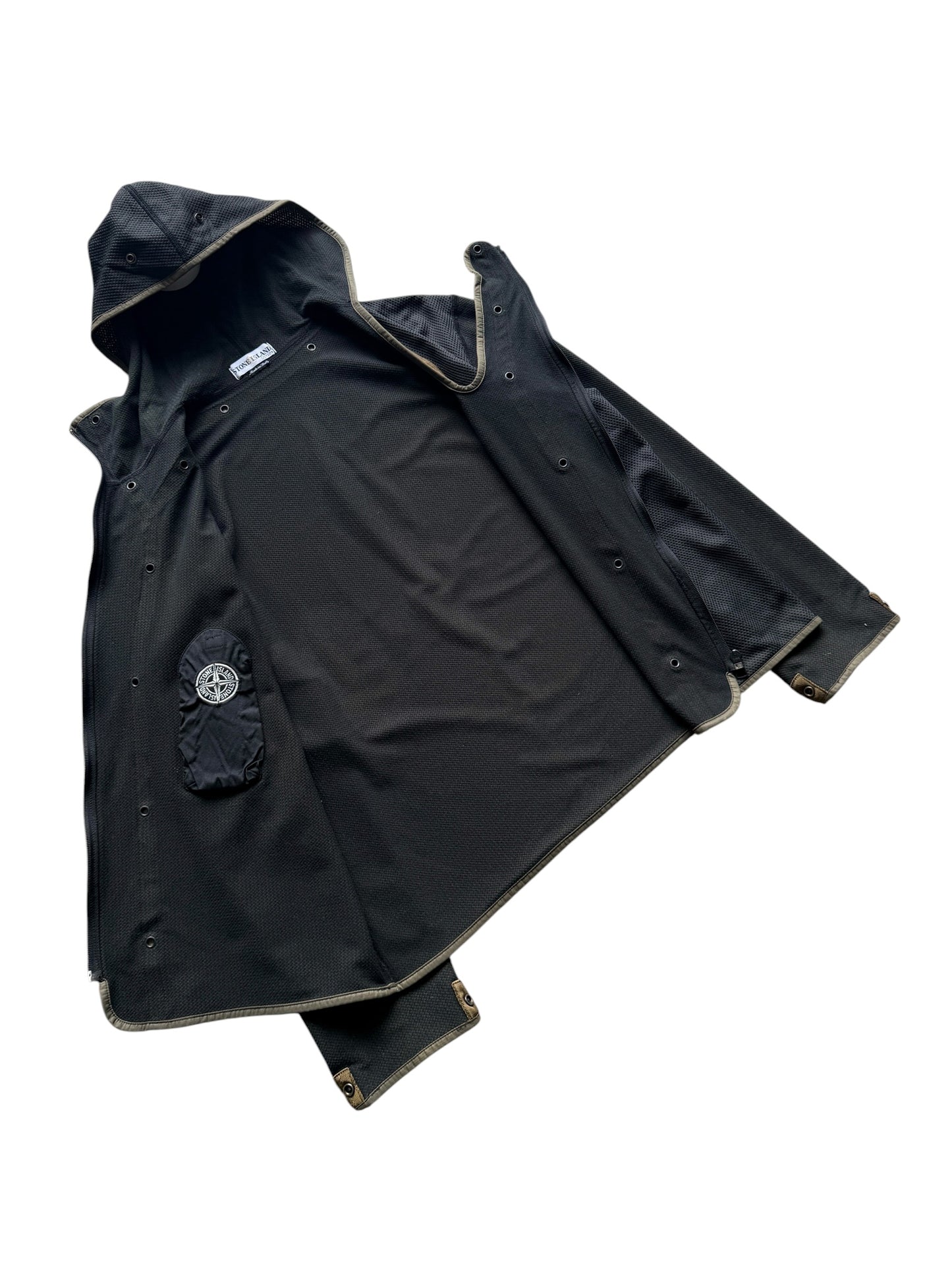 AW00’ Stone Island Asymmetric Zip Dutch Rope Jacket