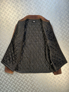 Stüssy Plaid Padded Harrington Jacket - Small / Medium