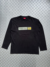 Load image into Gallery viewer, Early 2000’s Oakley Jet Black Spellout Longsleeve