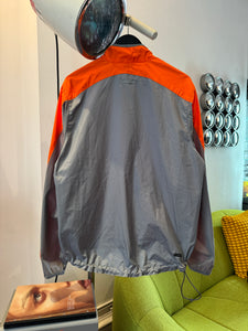 Early 2000’s Nike Orange/Grey 3M Reflective Track Jacket - Large