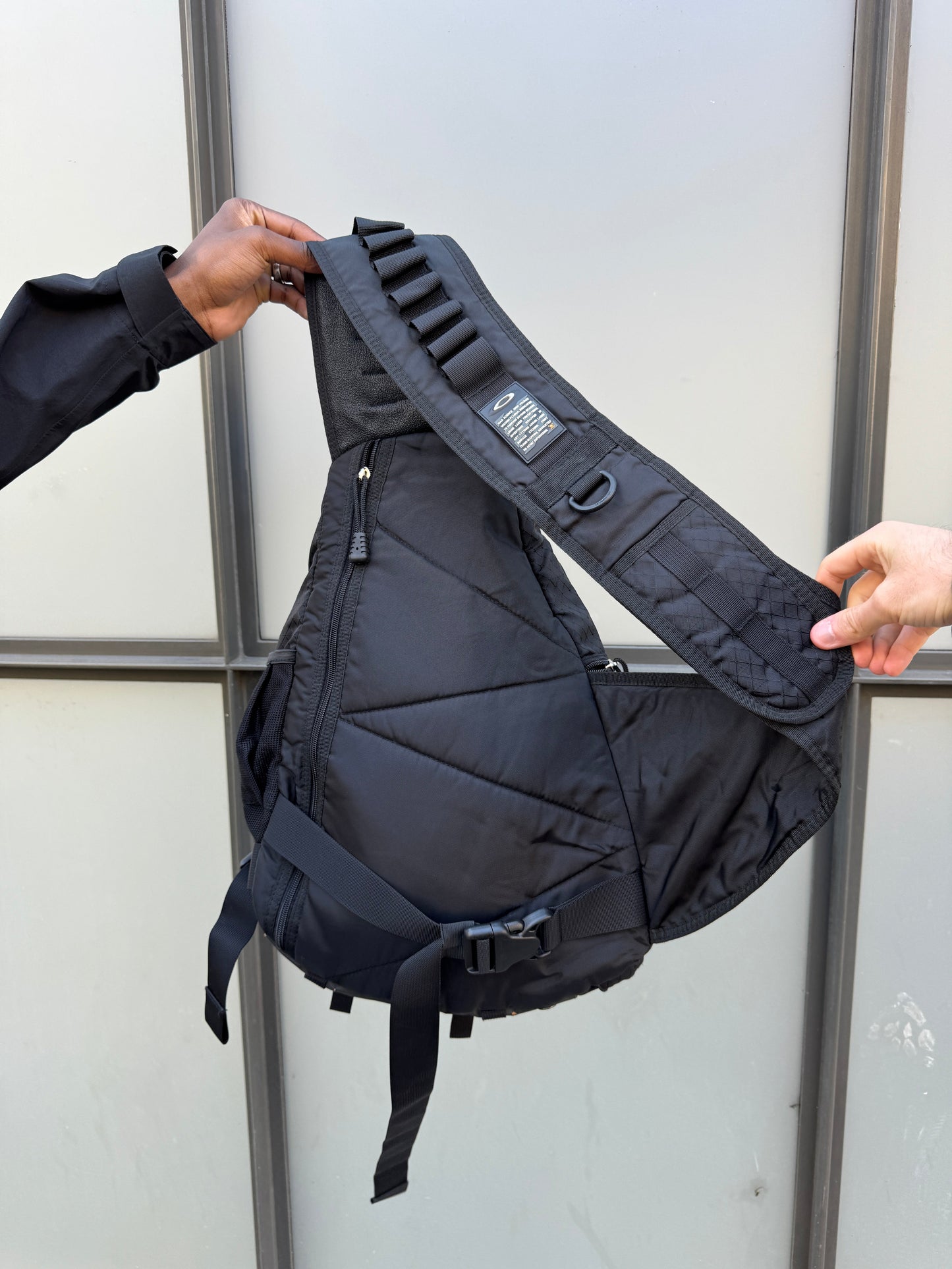 Early 2000's Oakley Jet Black Sandbag Sling