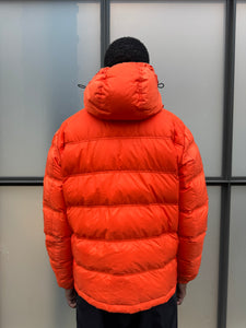 Prada Milano Bright Orange Nylon Puffer Jacket