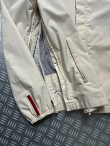 Early 2000’s Prada Sport Ivory Stash Pocket Gore-Tex Jacket