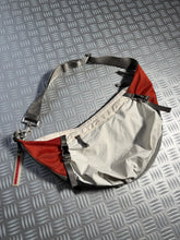 Load image into Gallery viewer, Early 2000&#39;s Prada Sport Orange / Ivory Mesh Cross Body Sling Bag