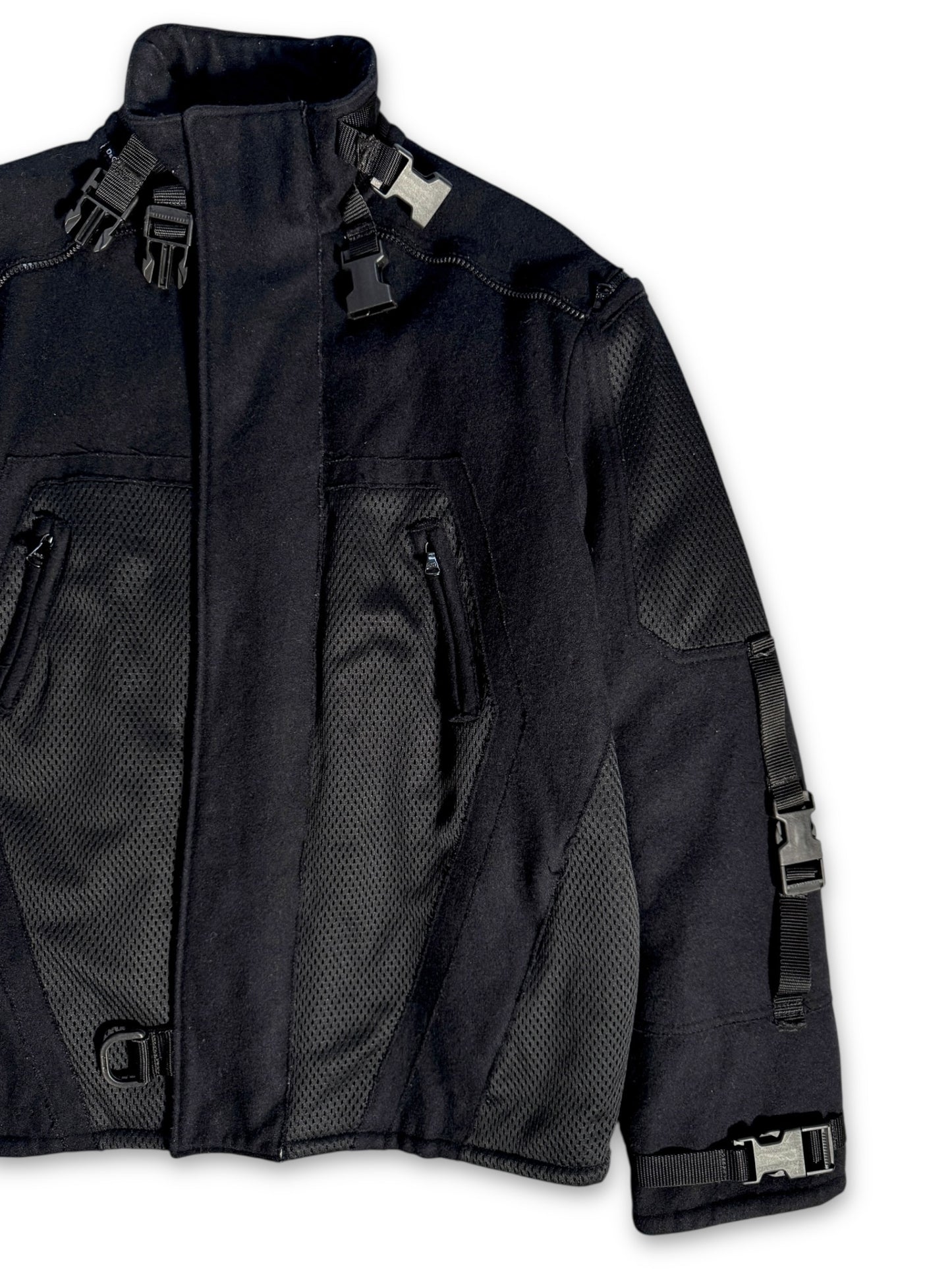 AW04’ Dolce & Gabbana Jet Black Bondage Jacket