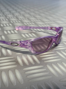 1999 Oakley Fate Transparent Lavender Sunglasses