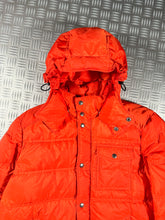 Load image into Gallery viewer, Prada Milano Bright Orange Nylon Puffer Jacket -