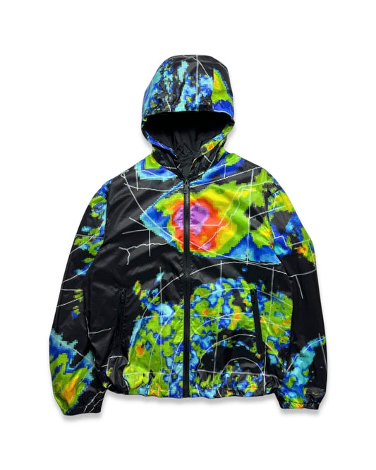 SS17' Prada Milano Radar ‘Heat Map’ Nylon Ripstop Jacket