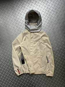 Early 2000’s Prada Sport Ivory Stash Pocket Gore-Tex Jacket