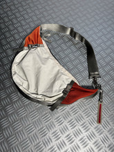 Charger l&#39;image dans la galerie, Early 2000&#39;s Prada Sport Orange / Ivory Mesh Cross Body Sling Bag