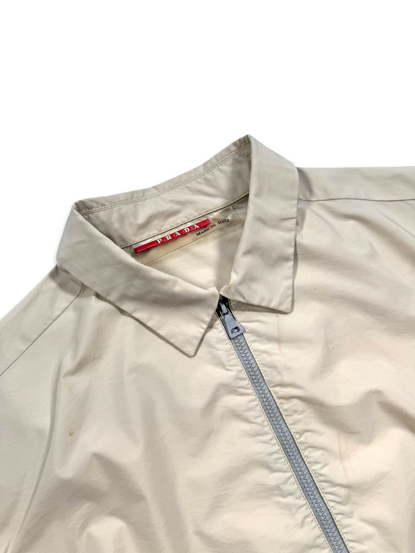 SS00’ Prada Sport Beige Half Zip Womens Shirt