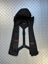 Load image into Gallery viewer, AW00&#39; Prada Sport Jet Black Exposed Back Hooded Vest