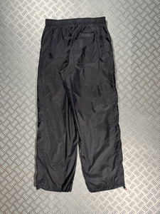 Early 2000's Nike Jet Black Hex Ripstop Track Pant