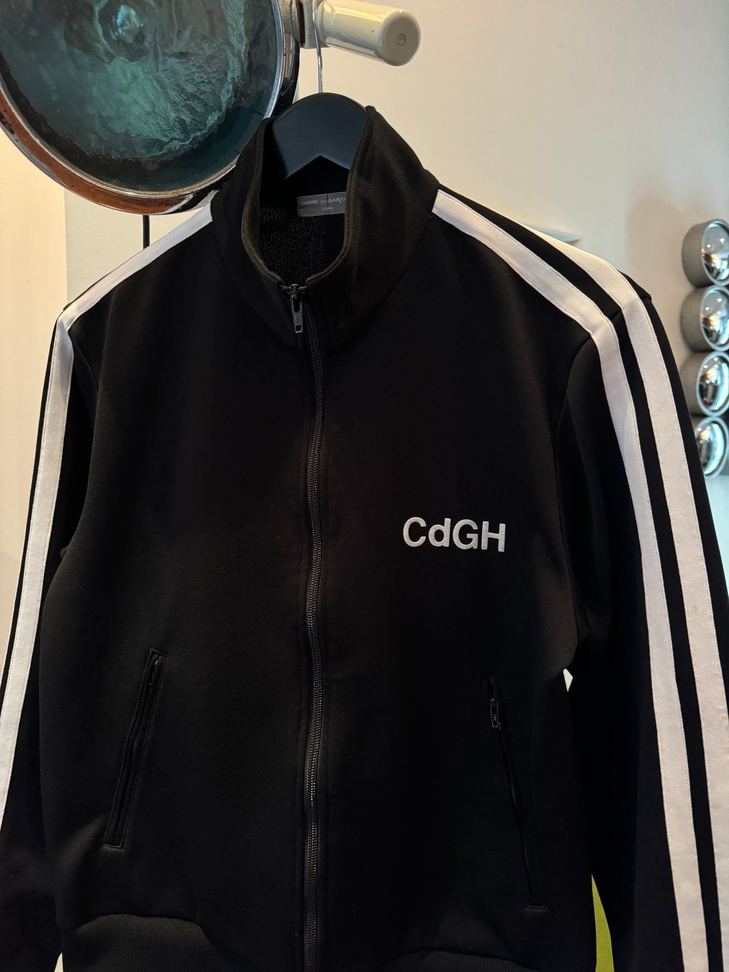 Early 2000’s Comme Des Garcons Homme Black Track Jacket
