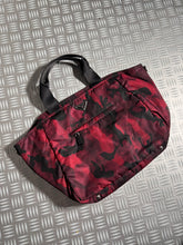 Load image into Gallery viewer, Prada Milano Nylon Red Camo Bag