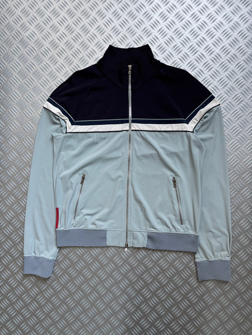 Early 2000’s Prada Sport Navy/Baby Blue Track Jacket