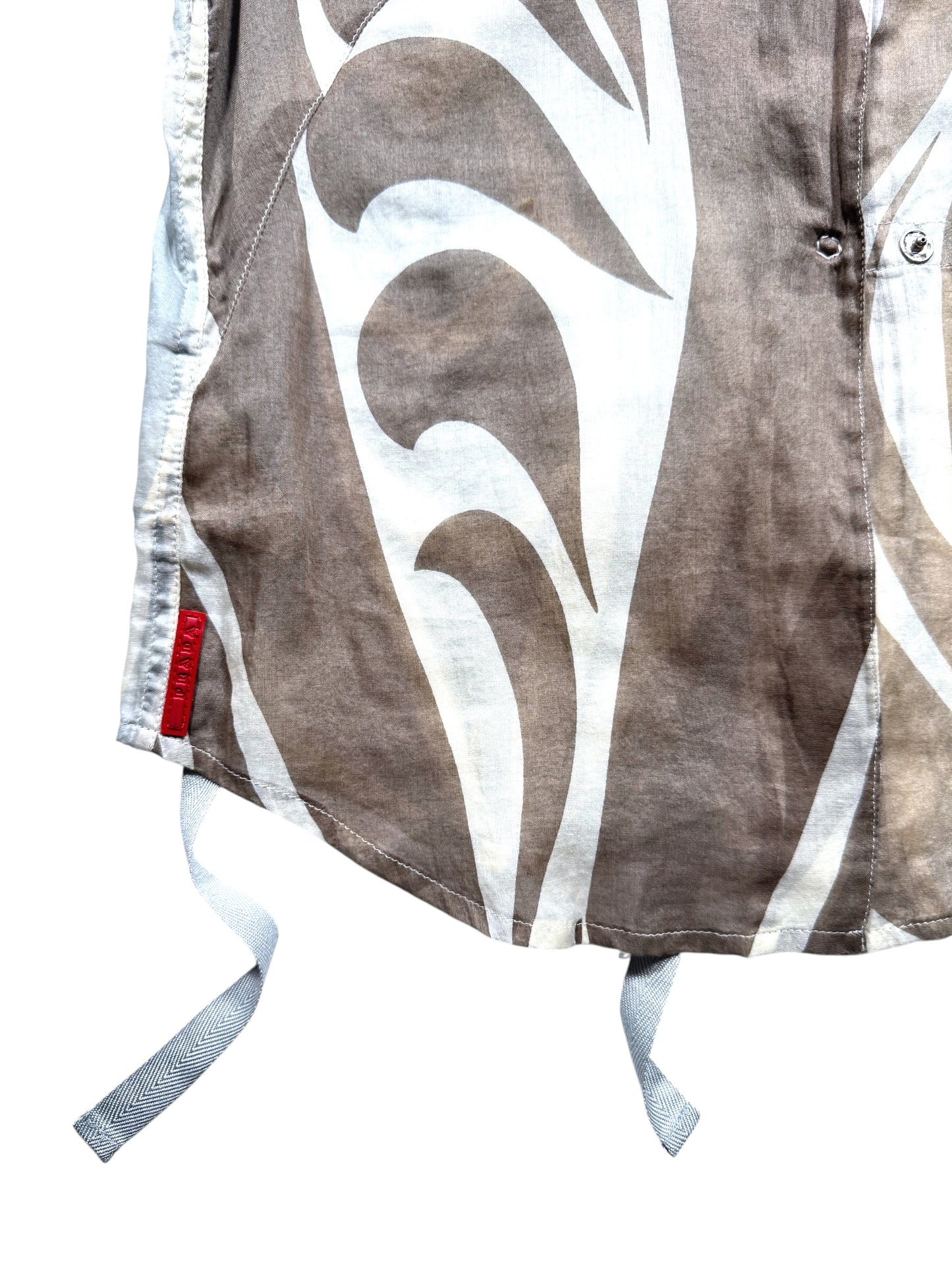 Early 2000's Prada Sport Zebra Print Top