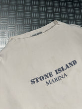 画像をギャラリービューアに読み込む, 1980&#39;s Stone Island Marina Ribbed Cotton Spellout Sweater - Boxy Medium / Large