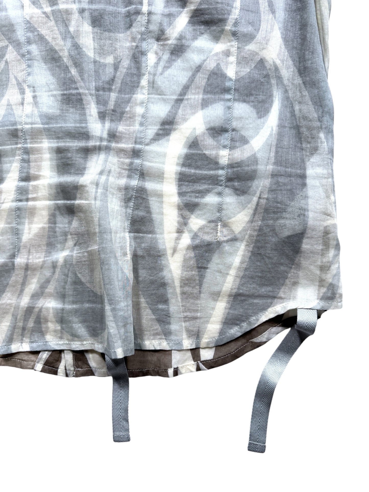 Early 2000's Prada Sport Zebra Print Top