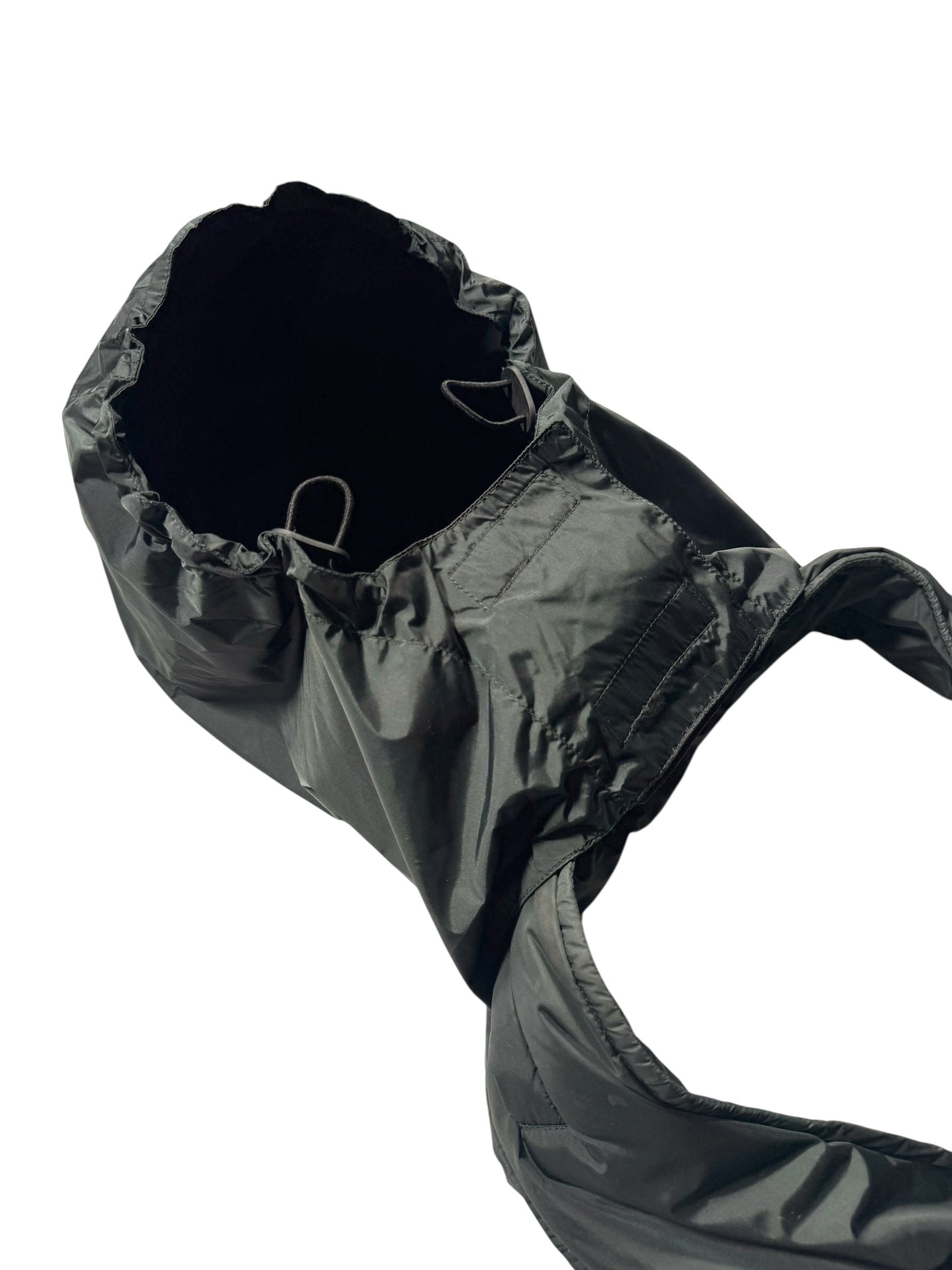 AW99' Prada Sport Deep Bottle Green Backless Hooded Vest