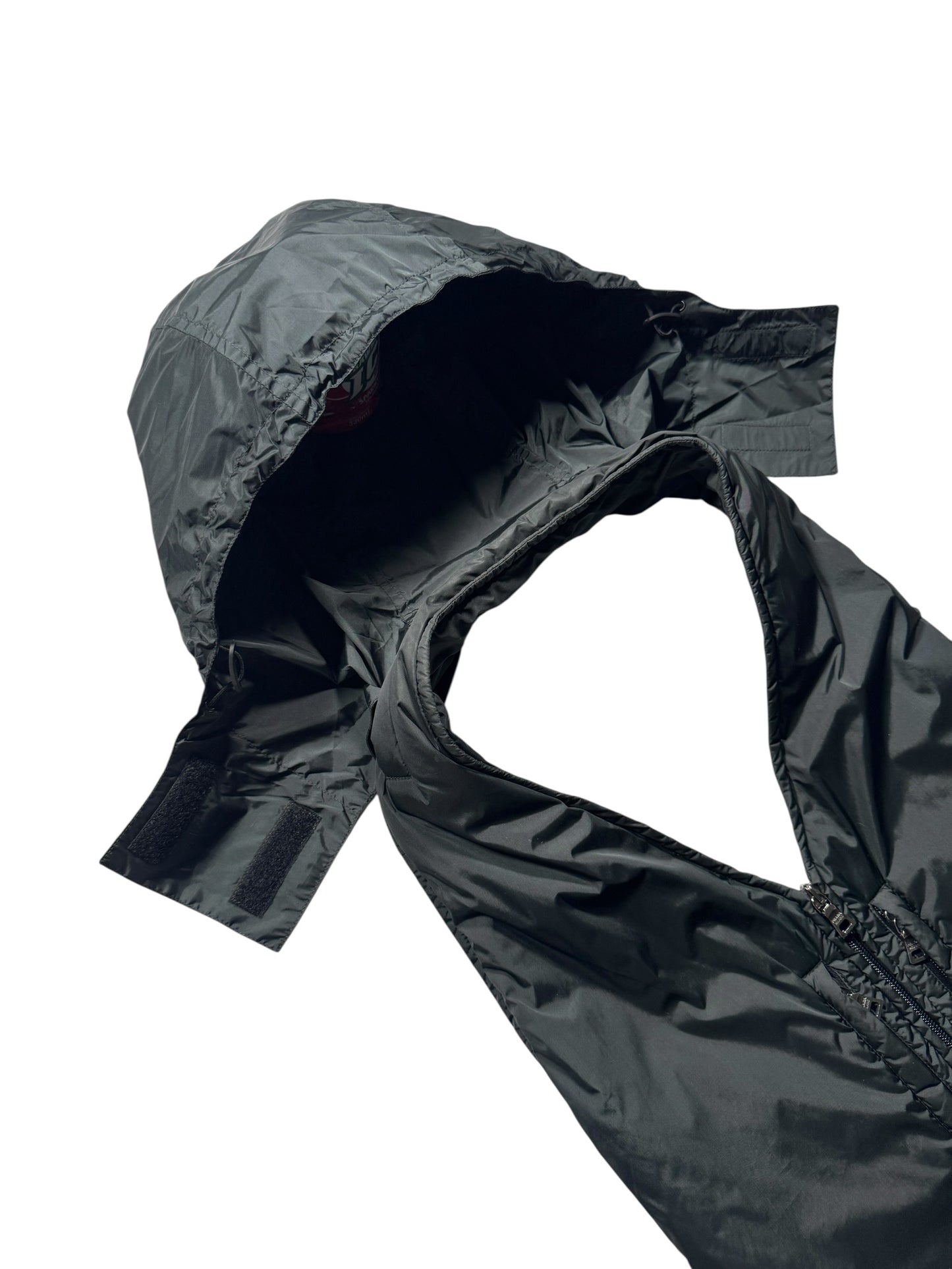 AW99' Prada Sport Deep Bottle Green Backless Hooded Vest