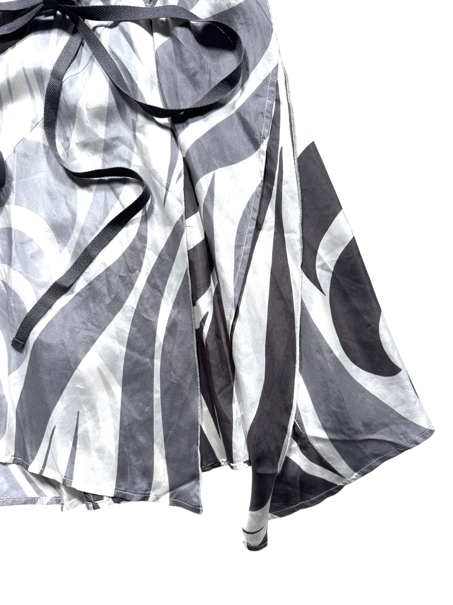 Early 2000's Prada Zebra Print Pleated Skirt