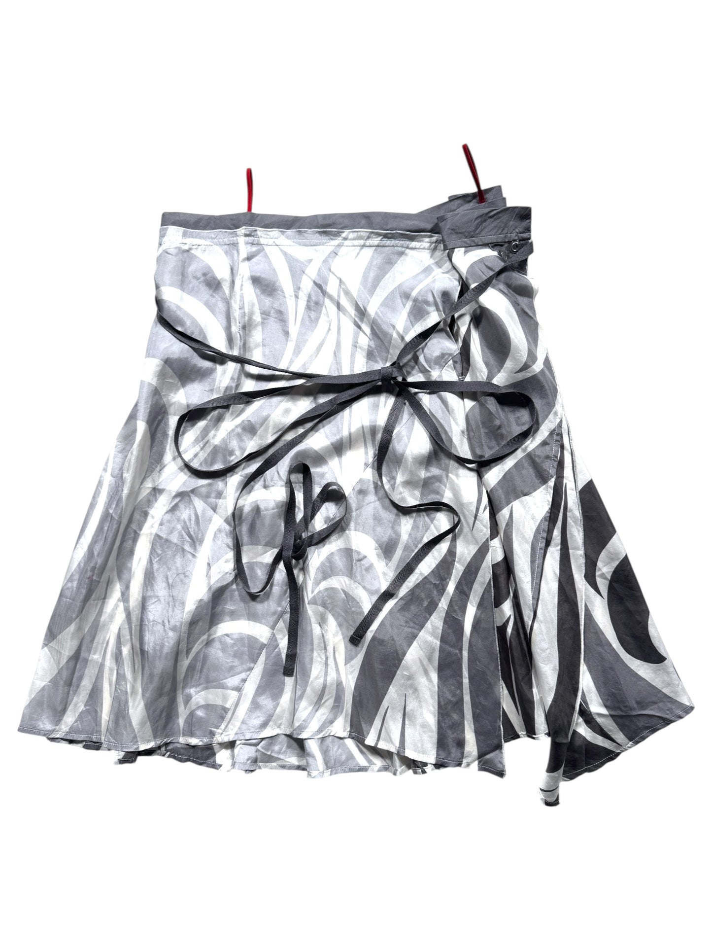 Early 2000's Prada Zebra Print Pleated Skirt