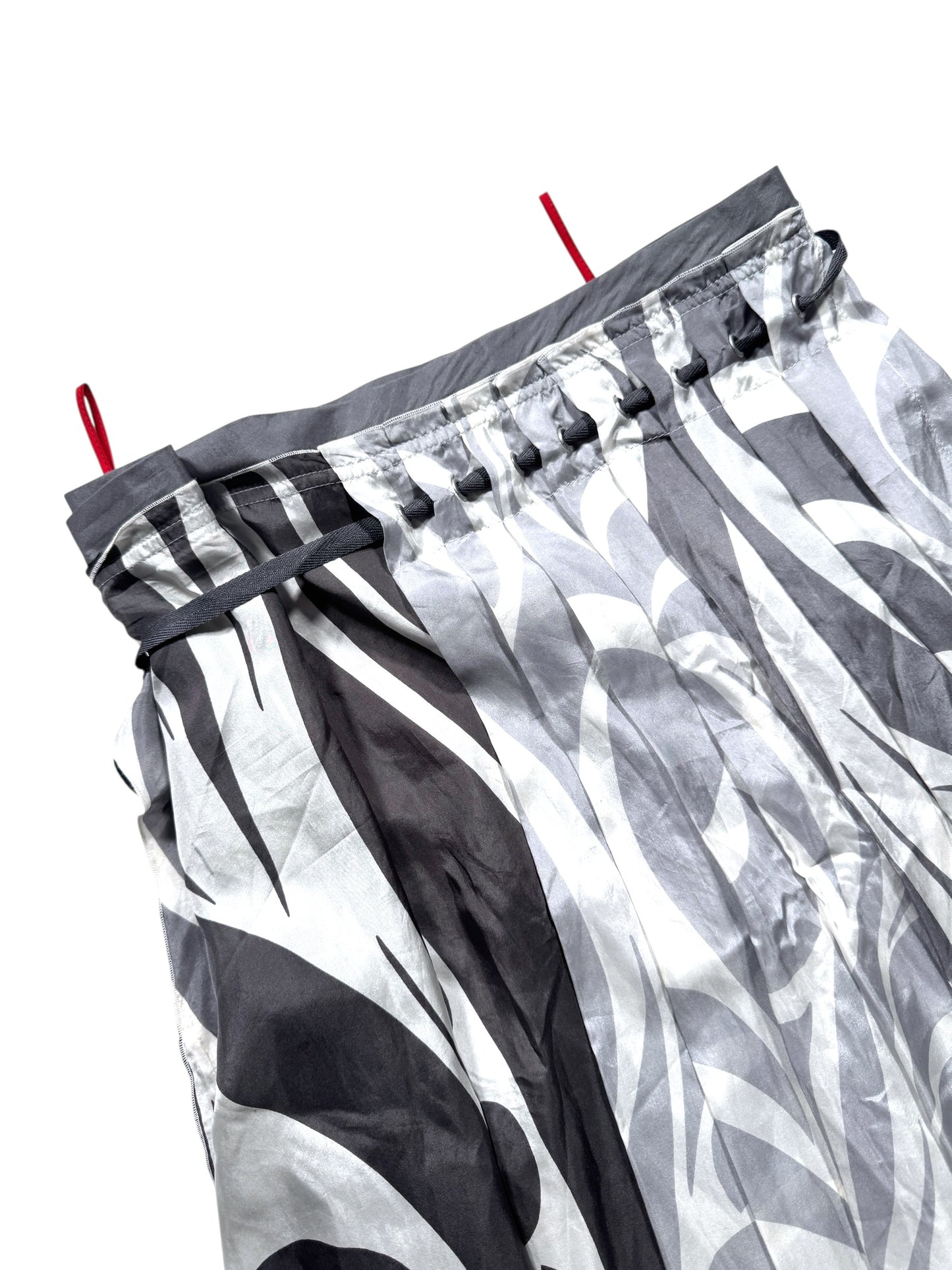 Early 2000's Prada Zebra Print Pleated Skirt