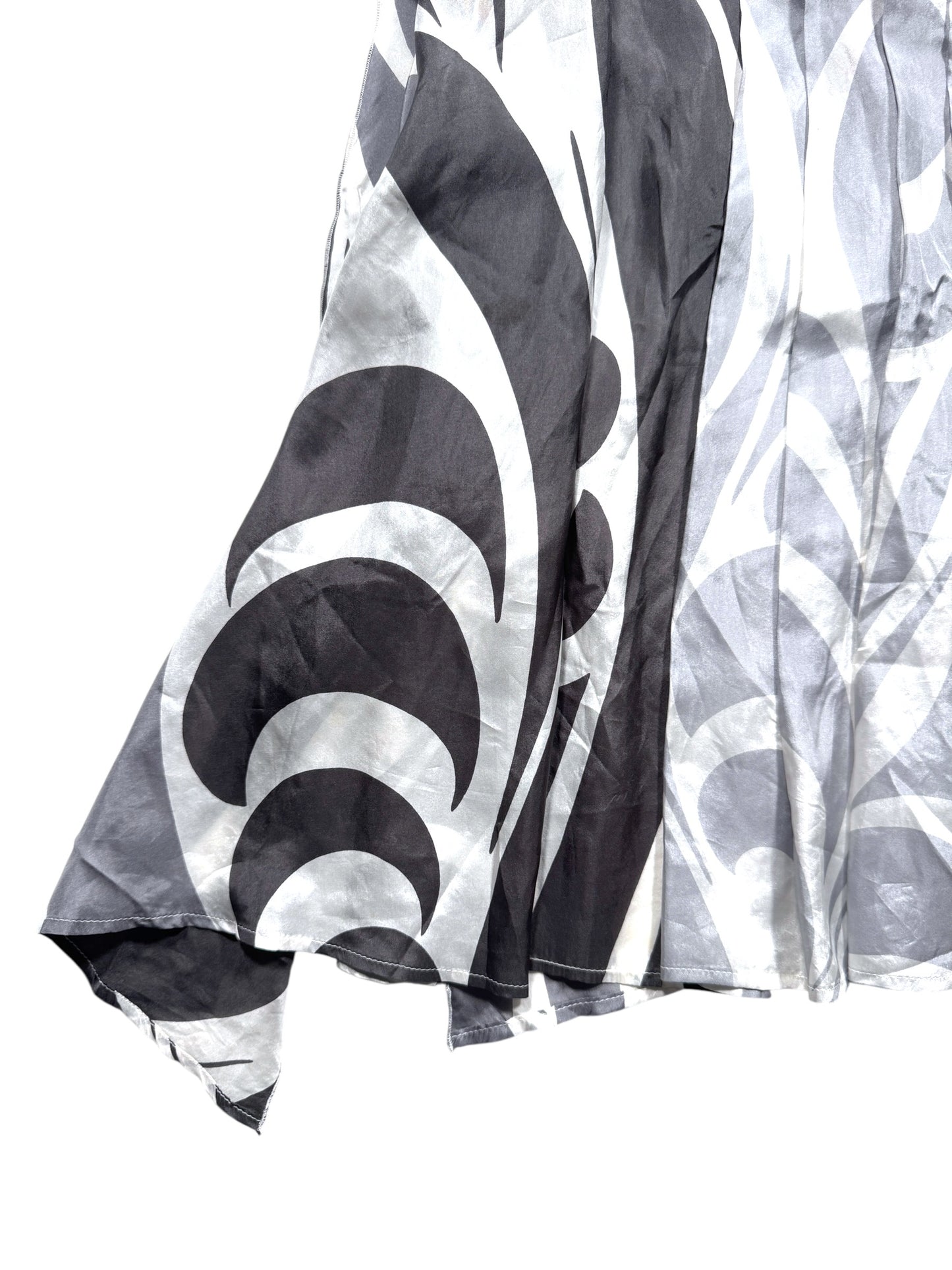 Early 2000's Prada Zebra Print Pleated Skirt