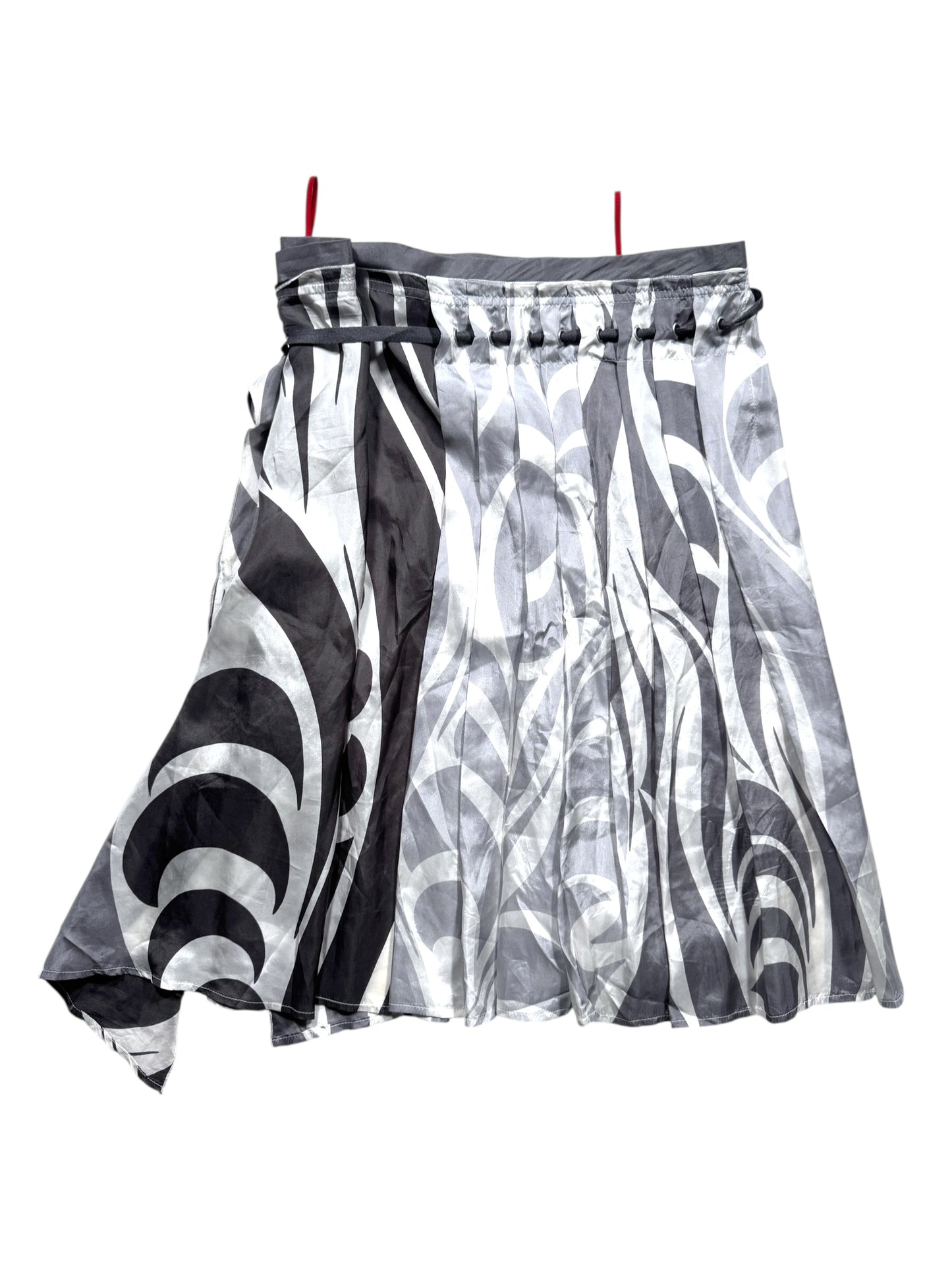 Early 2000's Prada Zebra Print Pleated Skirt