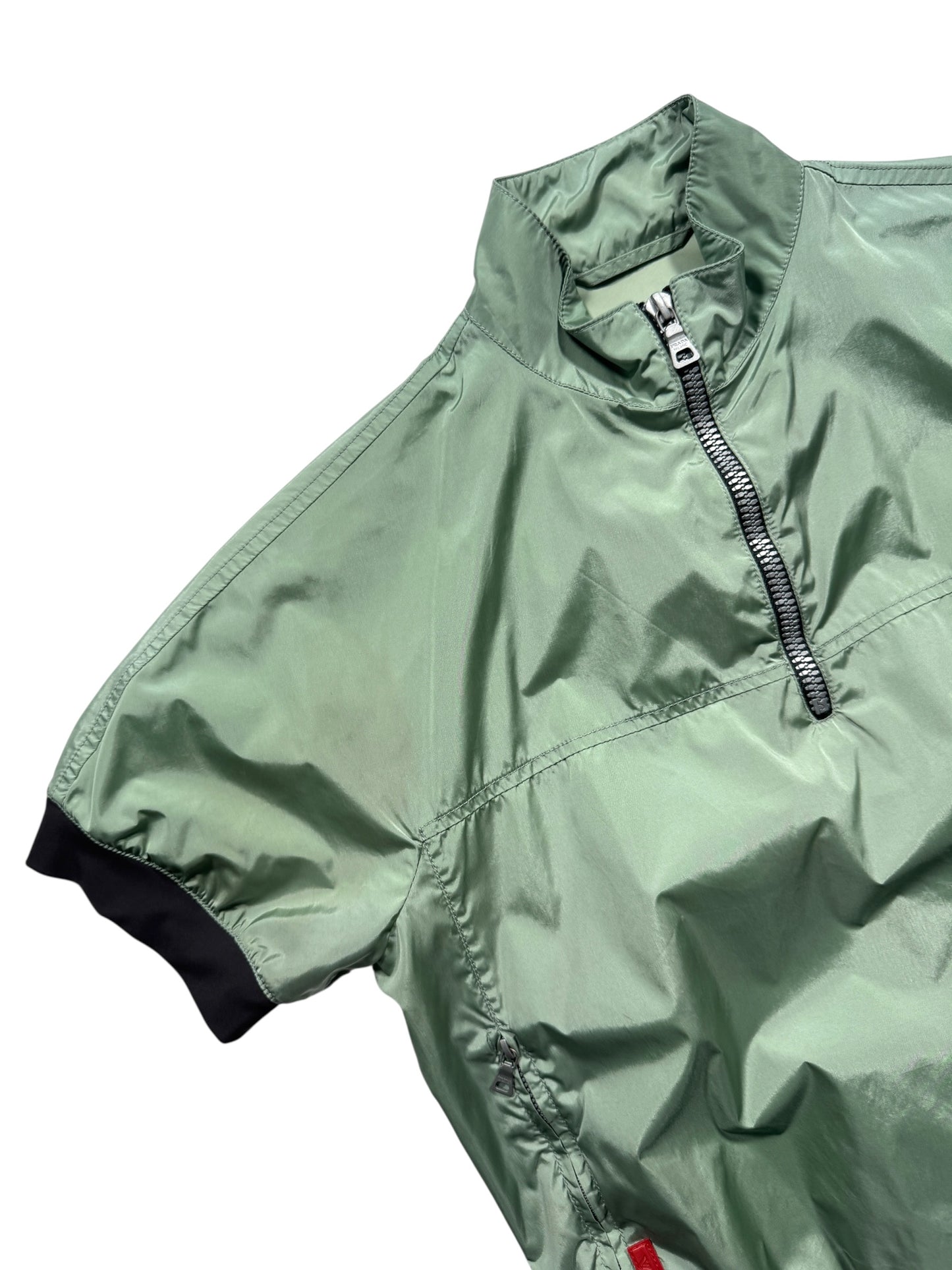 SS00' Prada Sport Cropped Nylon Short Sleeve