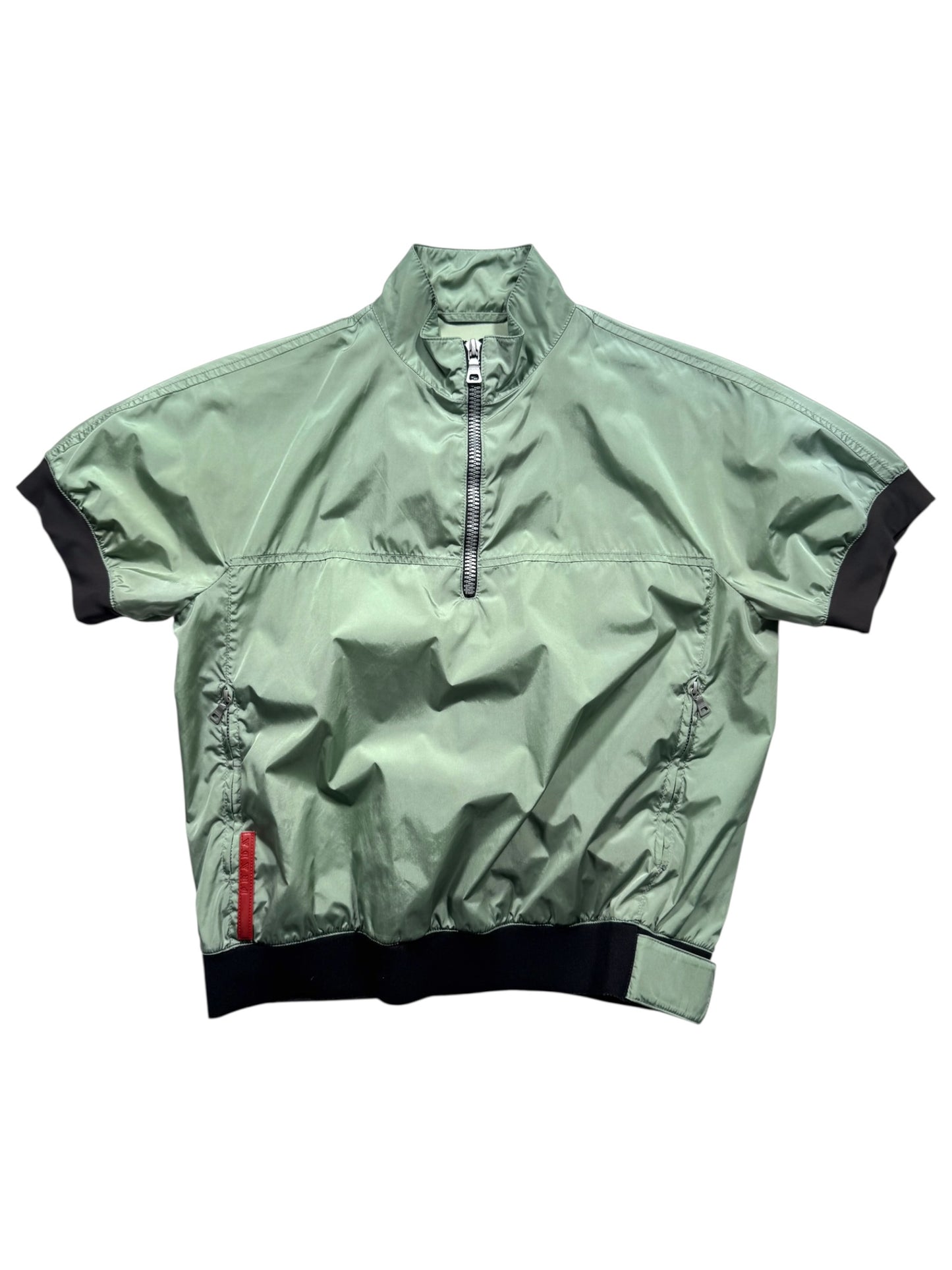 SS00' Prada Sport Cropped Nylon Short Sleeve