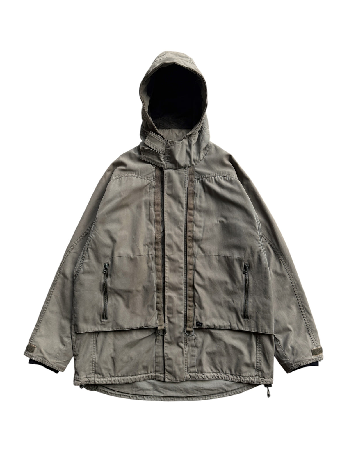 Early 2000’s Levi’s Engineered Dark Khaki Waxed Cotton Stash Pocket Jacket