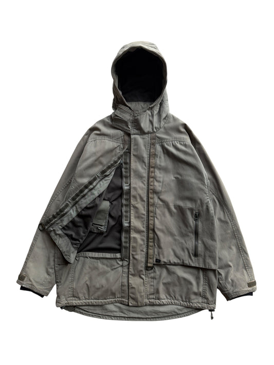 Early 2000’s Levi’s Engineered Dark Khaki Waxed Cotton Stash Pocket Jacket