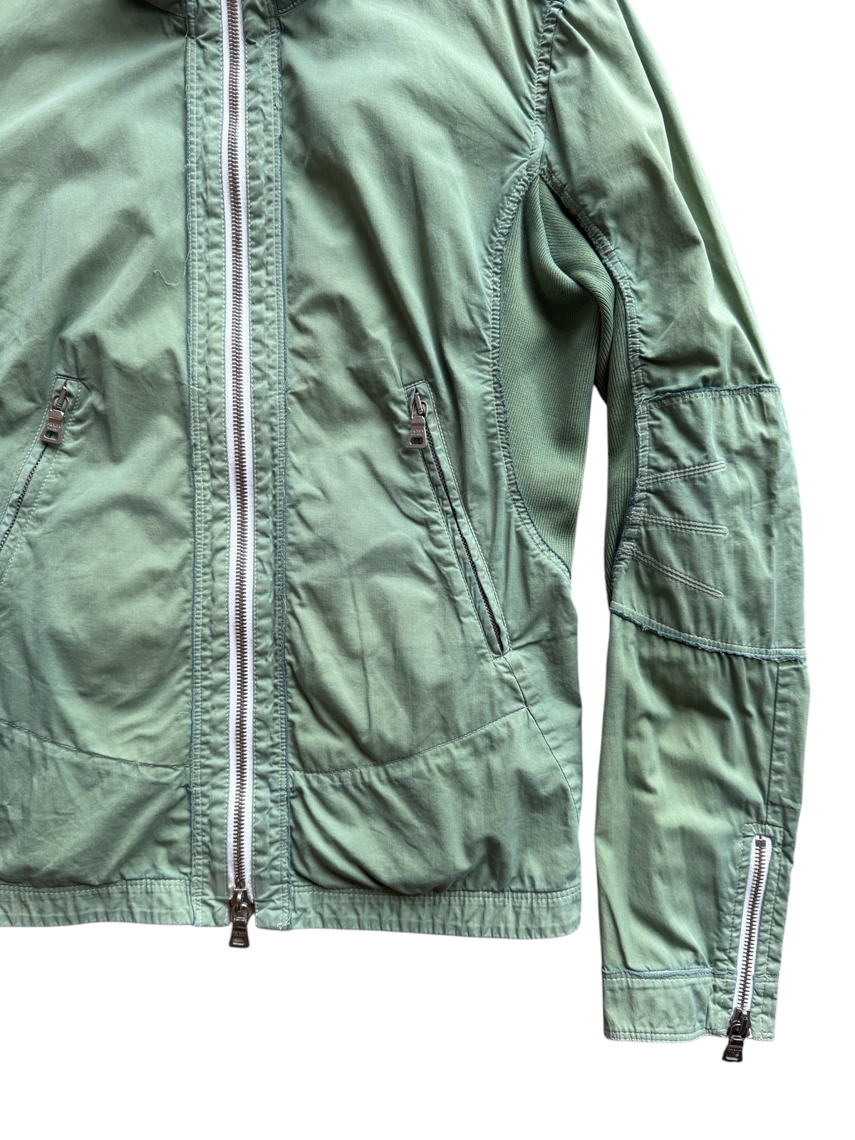 Early 2000’s Prada Linea Rossa Articulated Womens Biker Jacket