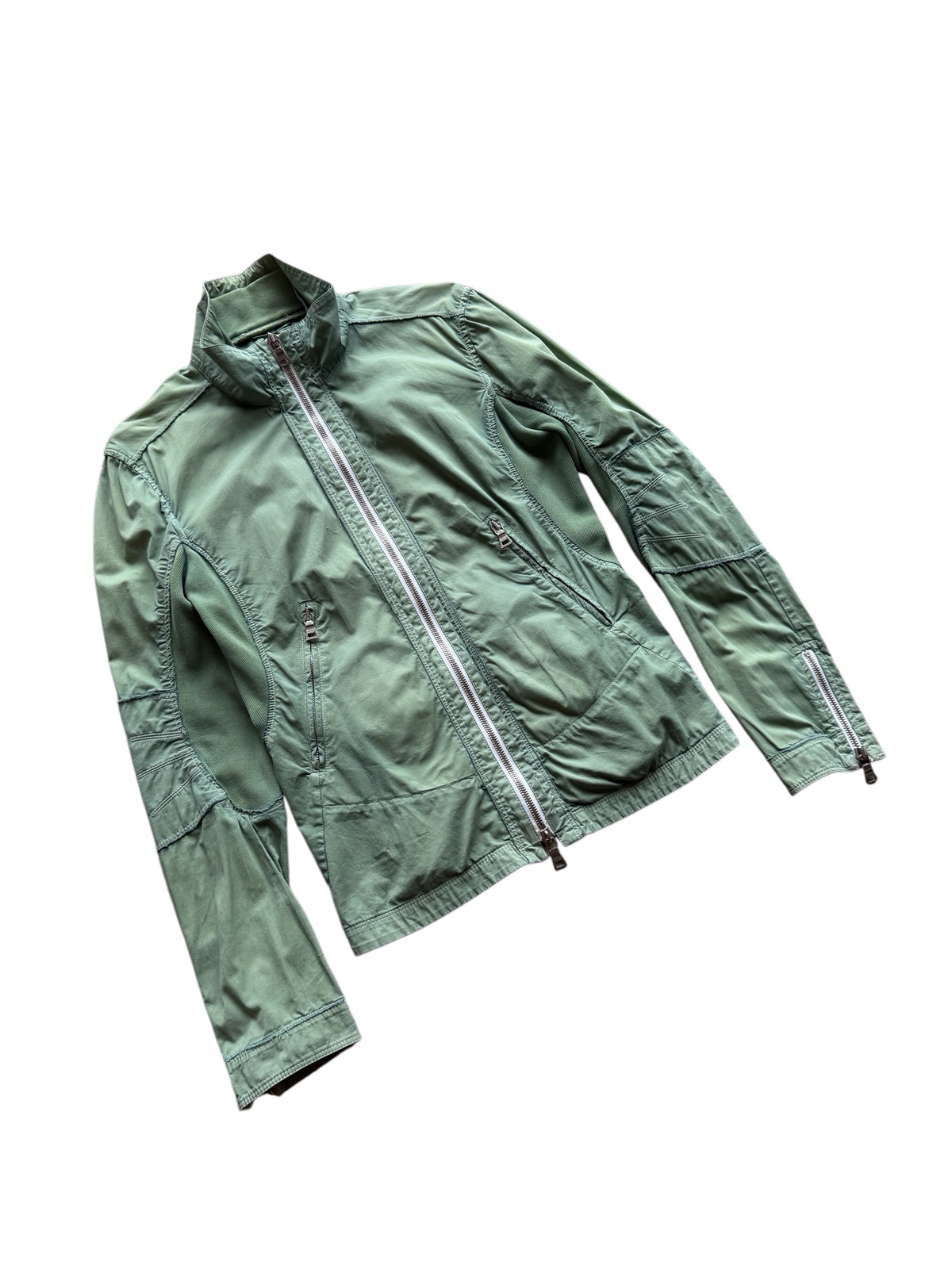 Early 2000’s Prada Linea Rossa Articulated Womens Biker Jacket