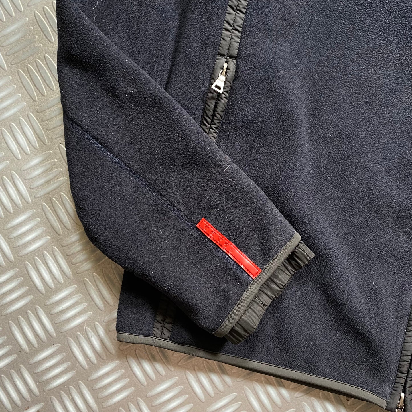 Early 2000's Prada Sport Nylon Hooded Zip-Up - Medium