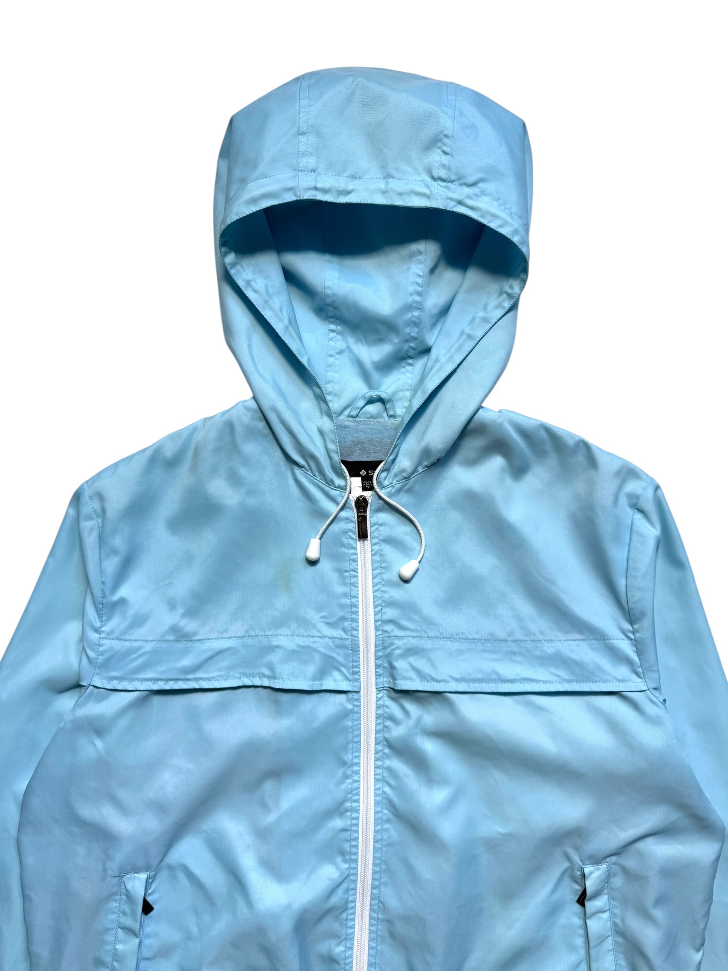 Early 2000's Samsonite Sky Blue Hooded Jacket