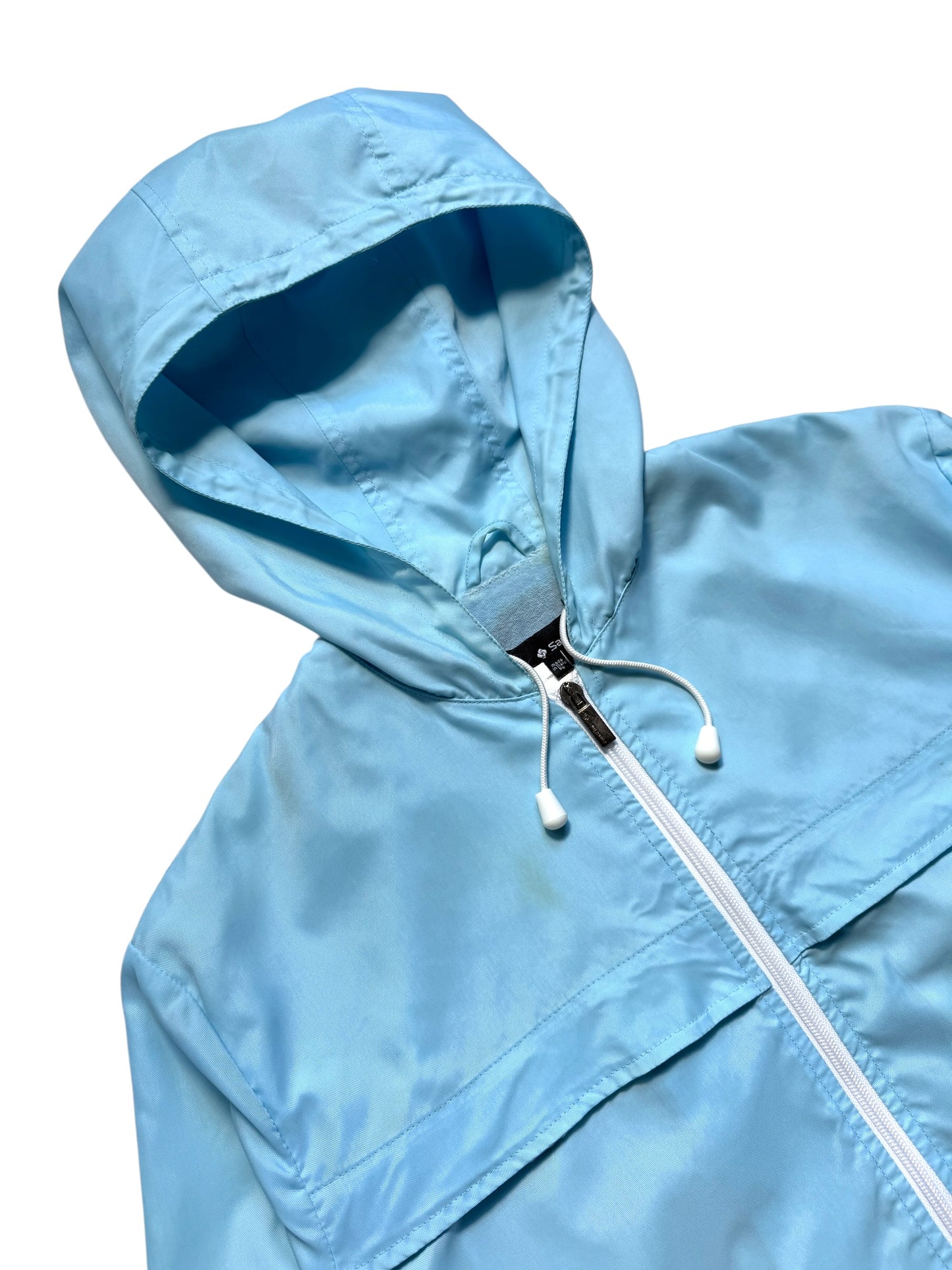 Early 2000's Samsonite Sky Blue Hooded Jacket