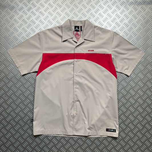Early 2000's Airwalk Panelled Short Sleeve Shirt - Medium / Large