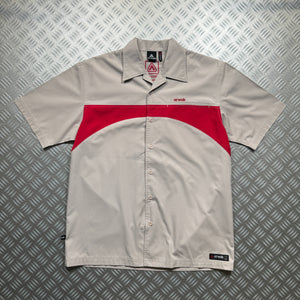 Early 2000's Airwalk Panelled Short Sleeve Shirt - Medium / Large