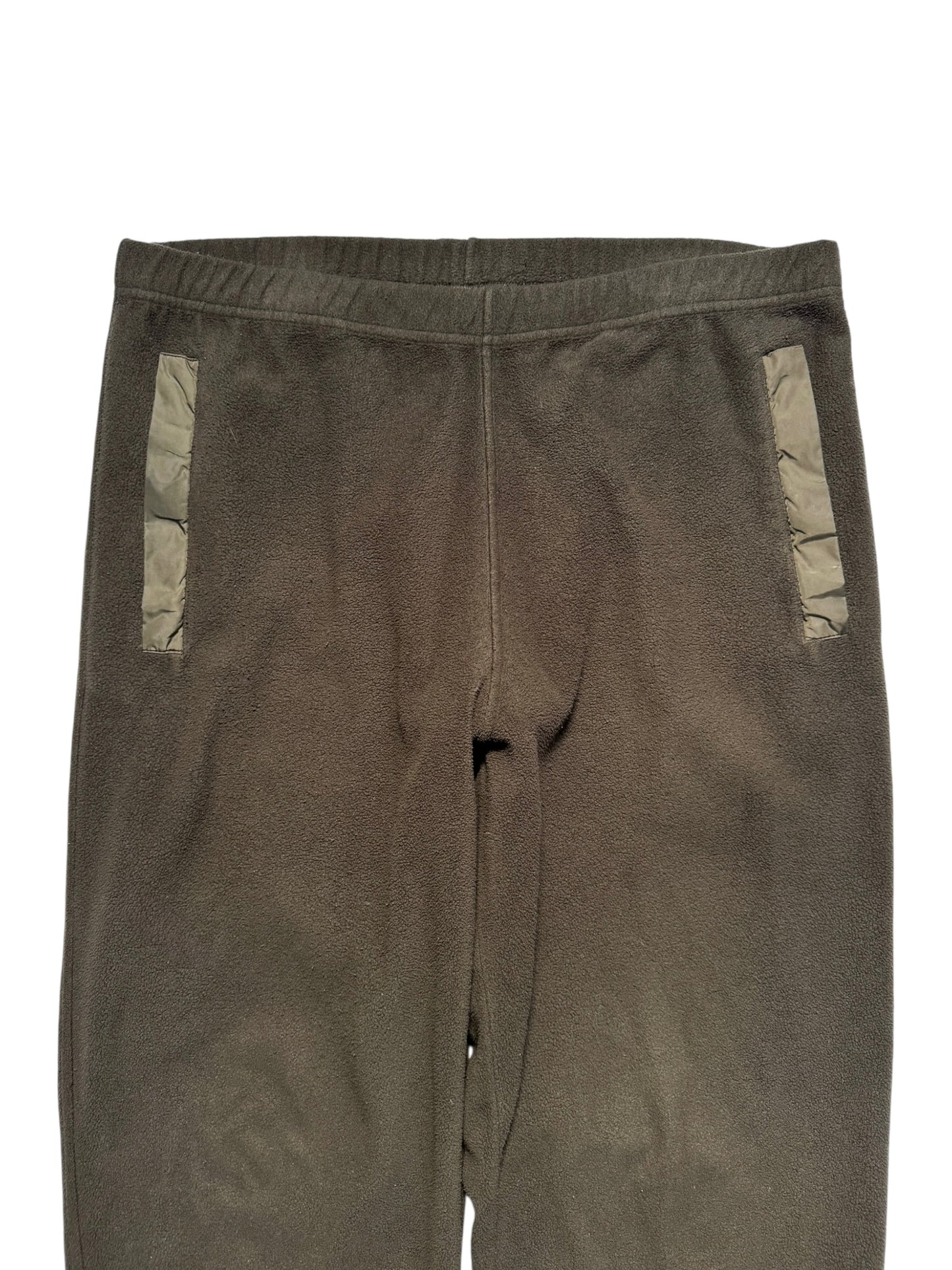AW00' Prada Sport Deep Khaki / Brown Fleece Bottoms