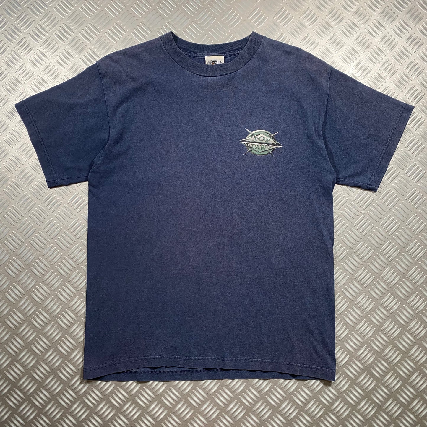 Top Dawg Vintage Navy Graphic Tee - Medium