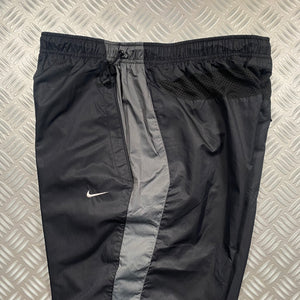 Early 2000's Nike Panelled Nylon Track Pants - Medium/Large