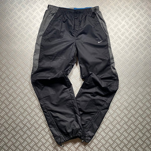 Early 2000's Nike Panelled Nylon Track Pants - Medium/Large