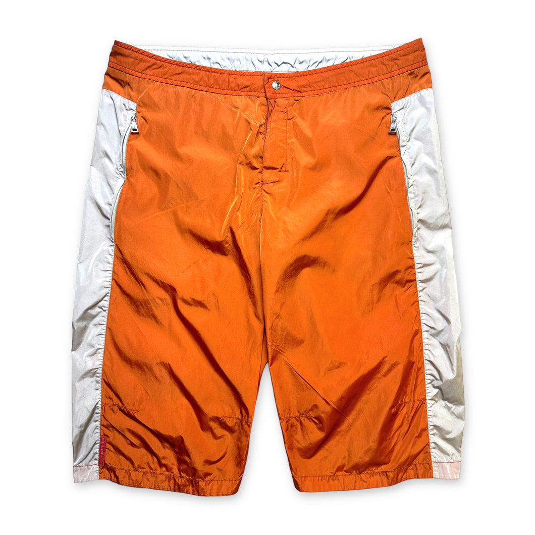 Early 2000's Prada Sport Panelled Nylon Shorts - 32