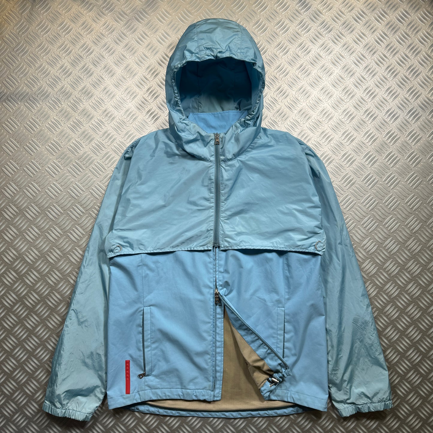 Early 2000's Prada Sport Gore-Tex Baby Blue 2in1 Jacket - Medium / Large