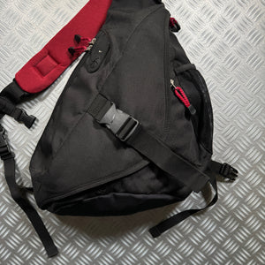 Early 2000's Nike Red/Black Tri-Harness Bag