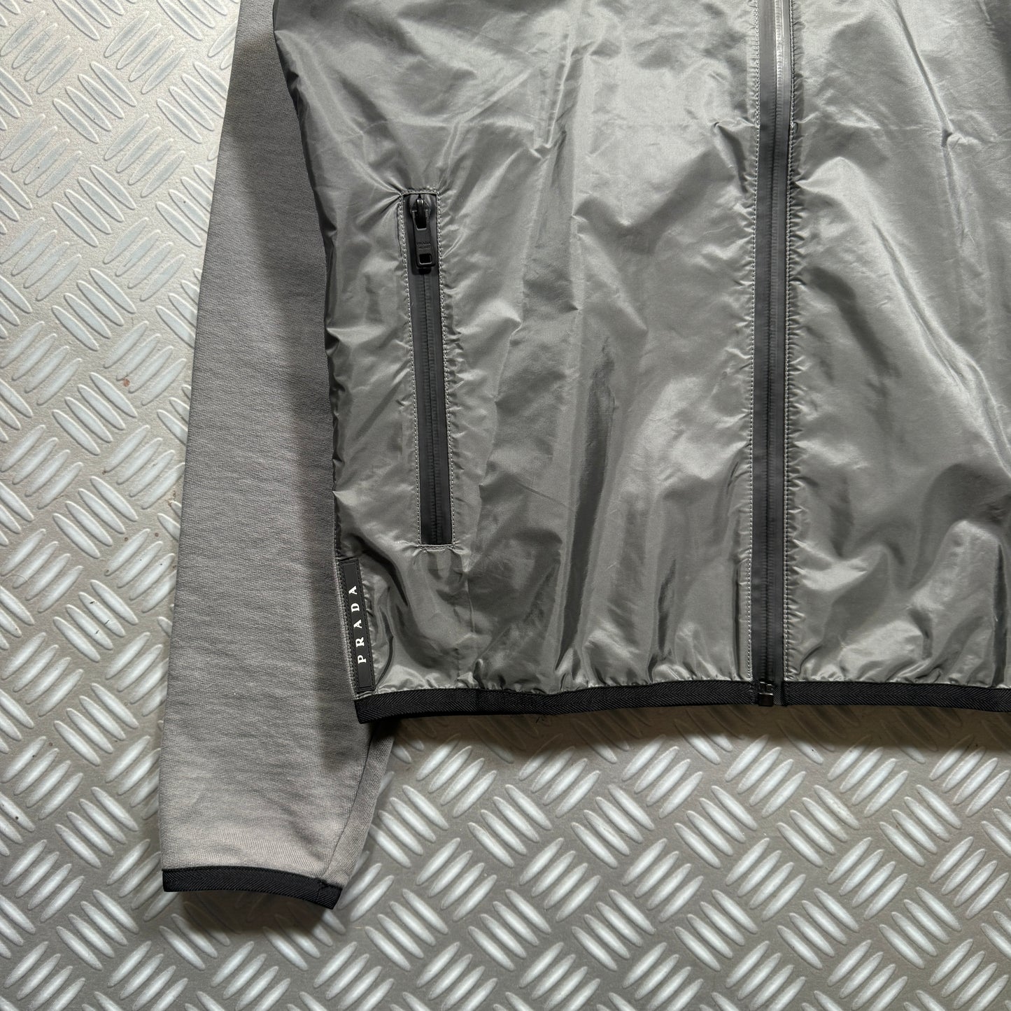 Prada Mainline Black Tab Track Jacket - Medium