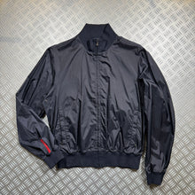 画像をギャラリービューアに読み込む, Early 2000&#39;s Prada Sport Midnight Navy Cropped Harrington Jacket - Medium